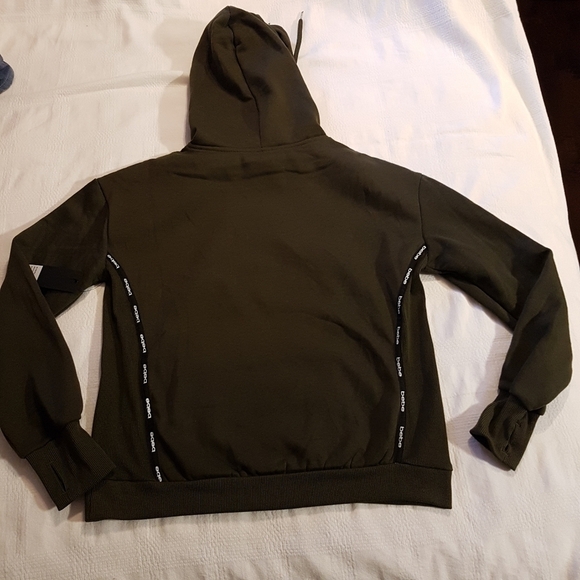 Bebe Sport women's size Medium dark forest green Hoodie, New - Picture 6 of 8